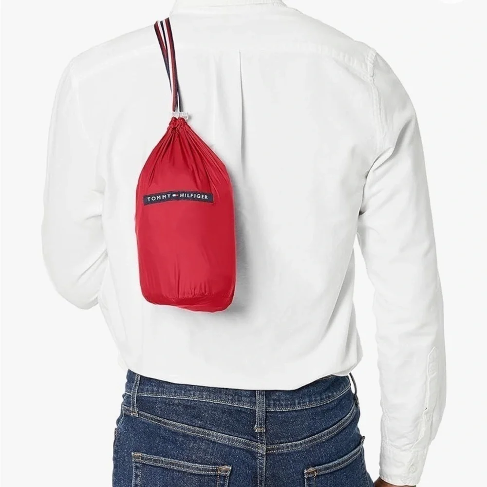 Tommy Hilfiger Red Packable Coat - Picture 8 of 8